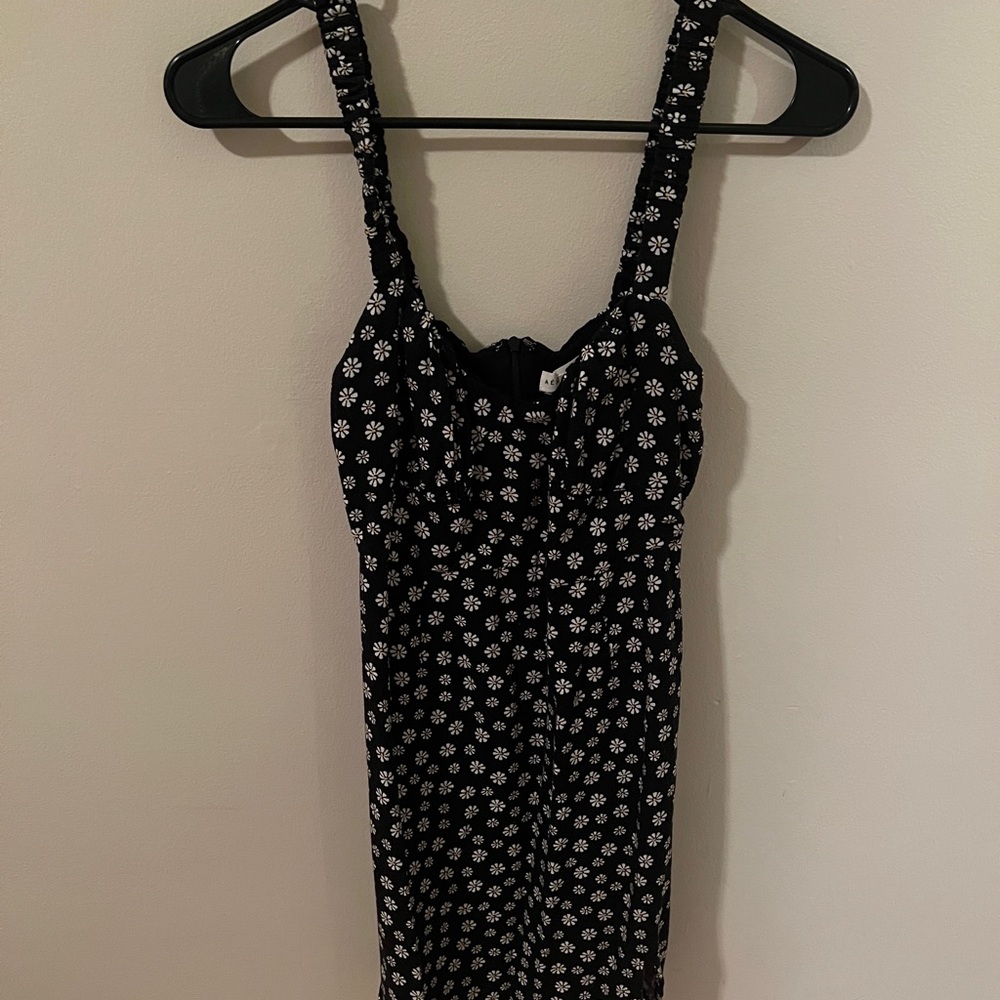 Black Flower Dress